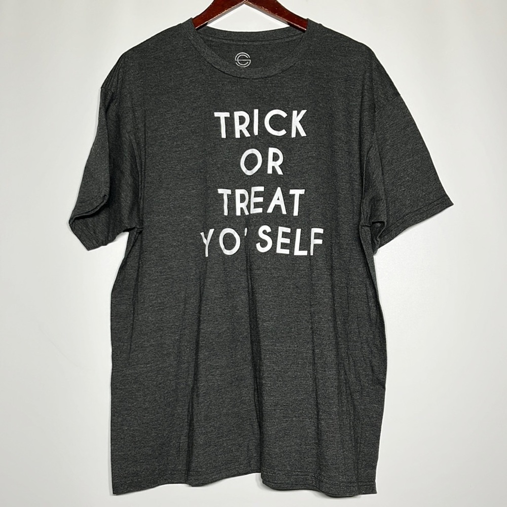 Trick-or-treat yo self t-shirt for men